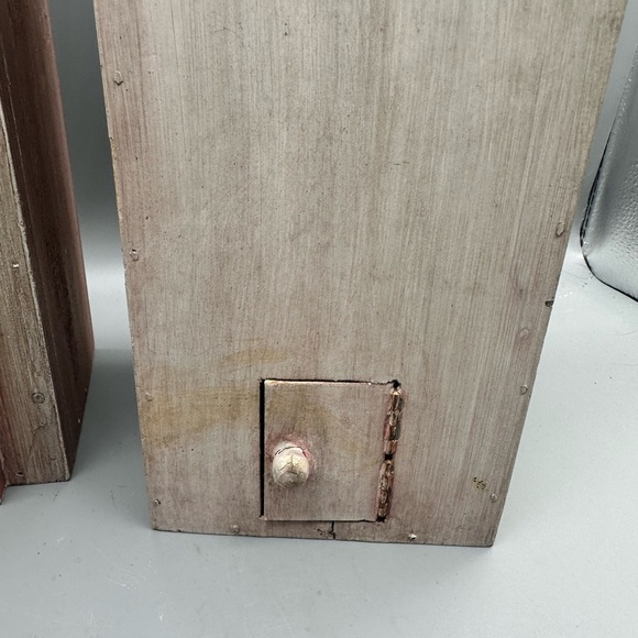 Wooden weathered tealight houses - Picture 5 of 10